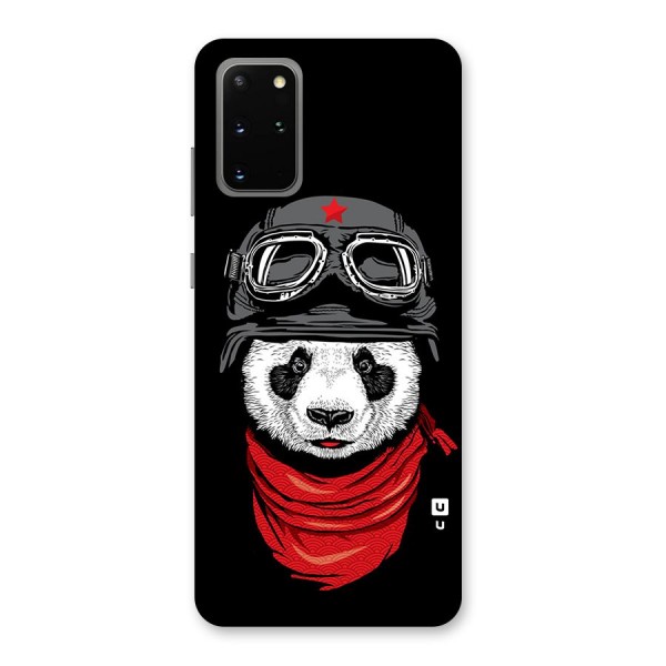 Cool Panda Soldier Art Back Case for Galaxy S20 Plus