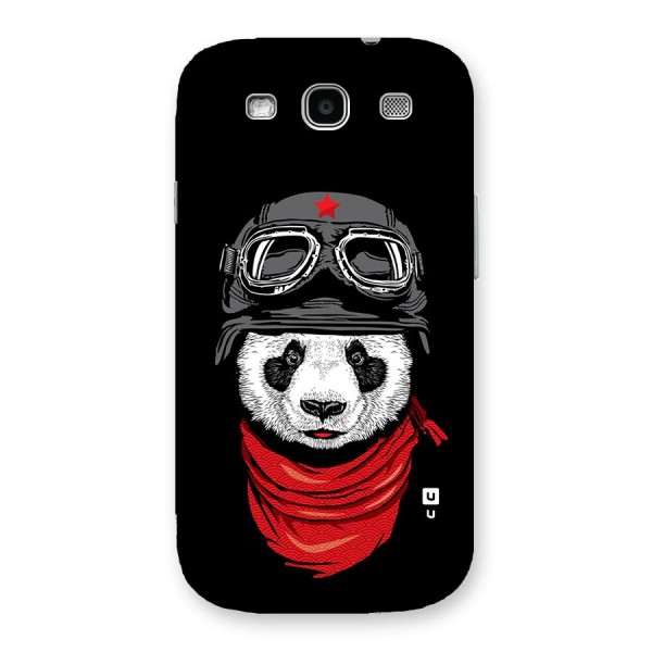Cool Panda Soldier Art Back Case for Galaxy S3