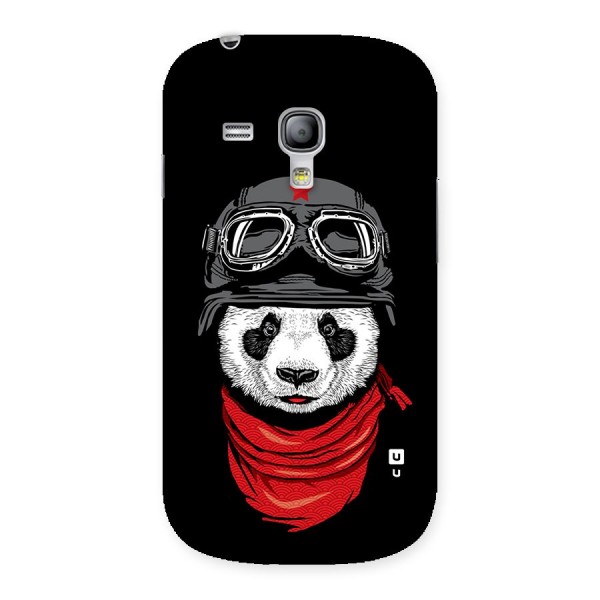 Cool Panda Soldier Art Back Case for Galaxy S3 Mini