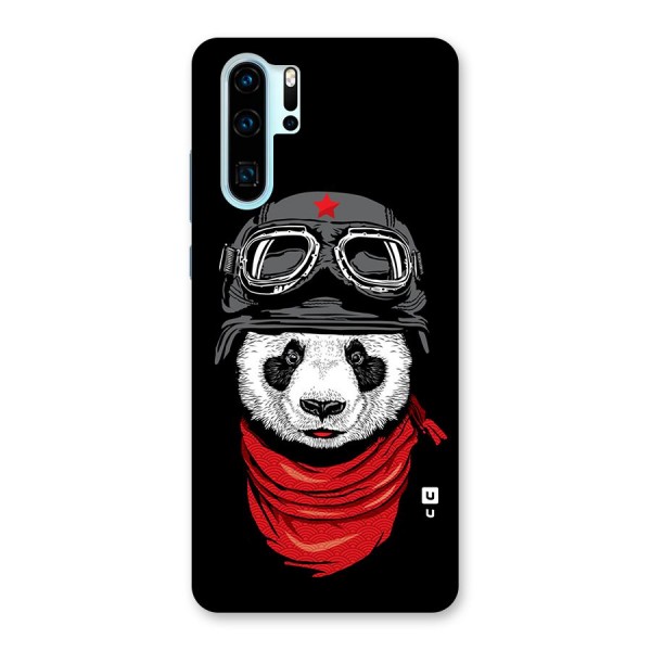 Cool Panda Soldier Art Back Case for Huawei P30 Pro