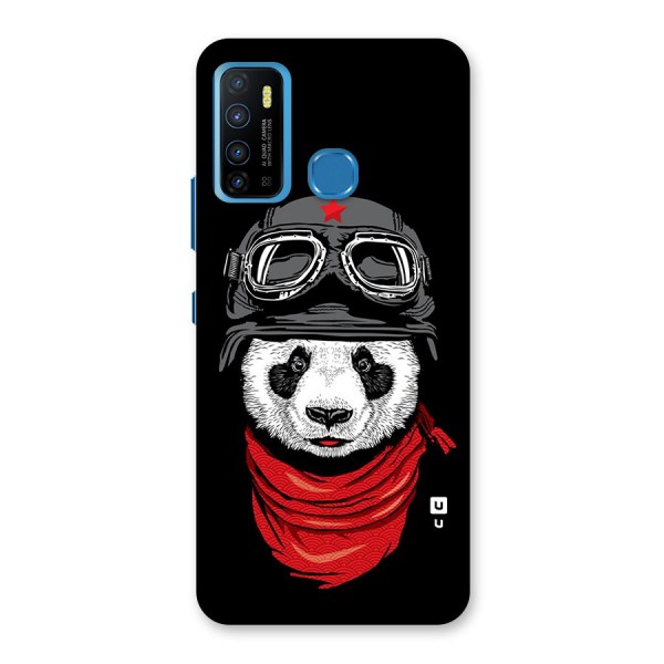 Cool Panda Soldier Art Back Case for Infinix Hot 9