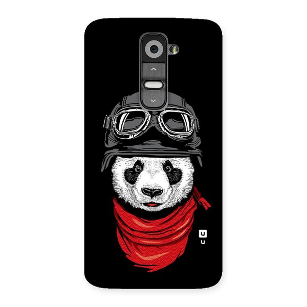 Cool Panda Soldier Art Back Case for LG G2