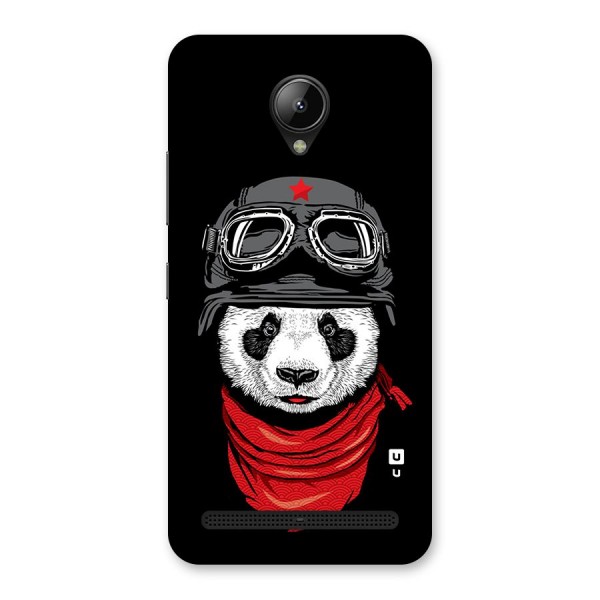 Cool Panda Soldier Art Back Case for Lenovo C2