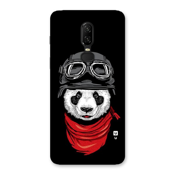 Cool Panda Soldier Art Back Case for OnePlus 6