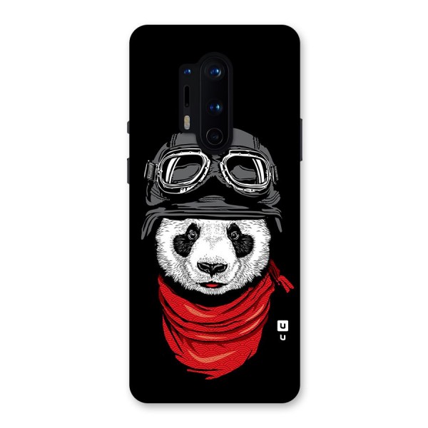 Cool Panda Soldier Art Back Case for OnePlus 8 Pro