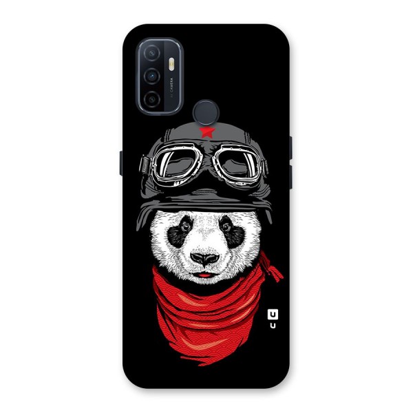 Cool Panda Soldier Art Back Case for Oppo A33 (2020)