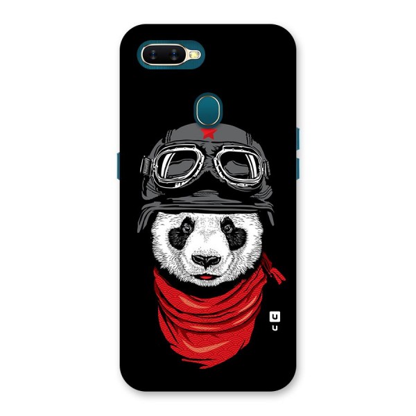 Cool Panda Soldier Art Back Case for Oppo A7