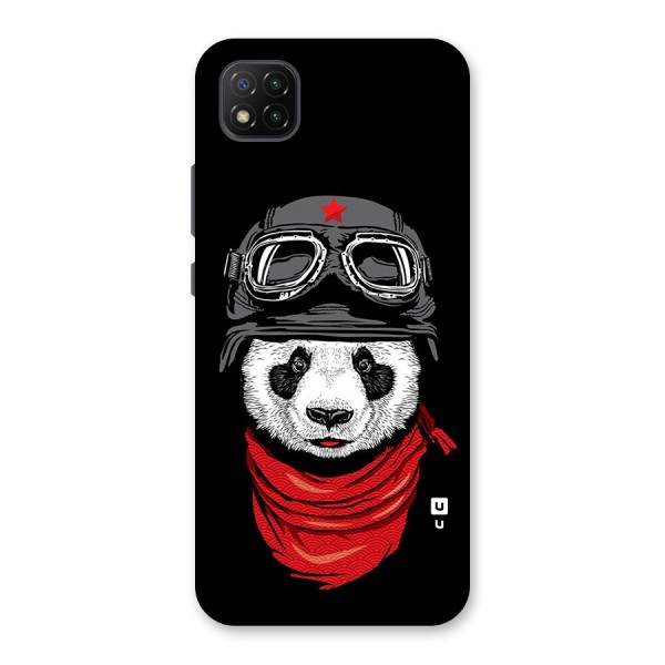 Cool Panda Soldier Art Back Case for Poco C3