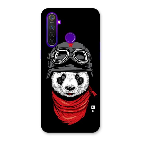 Cool Panda Soldier Art Back Case for Realme 5 Pro