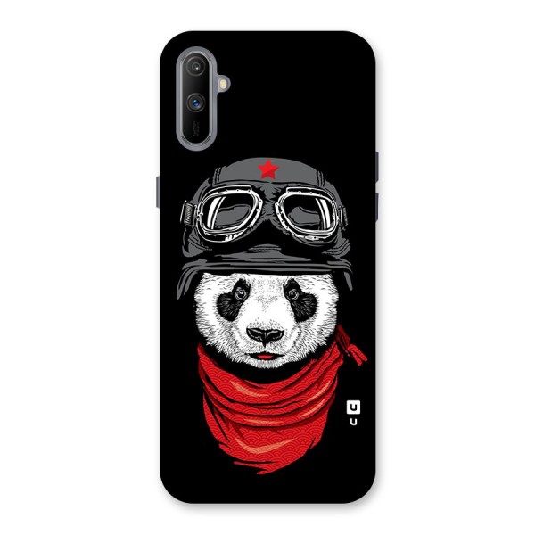Cool Panda Soldier Art Back Case for Realme C3
