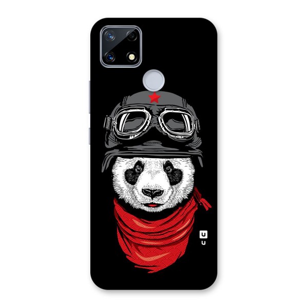 Cool Panda Soldier Art Back Case for Realme Narzo 20