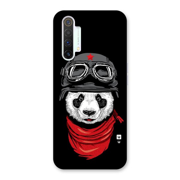 Cool Panda Soldier Art Back Case for Realme X3