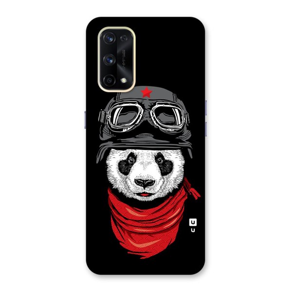 Cool Panda Soldier Art Glass Back Case for Realme X7 Pro