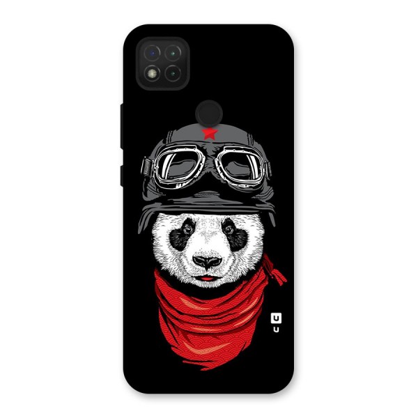 Cool Panda Soldier Art Back Case for Redmi 9C