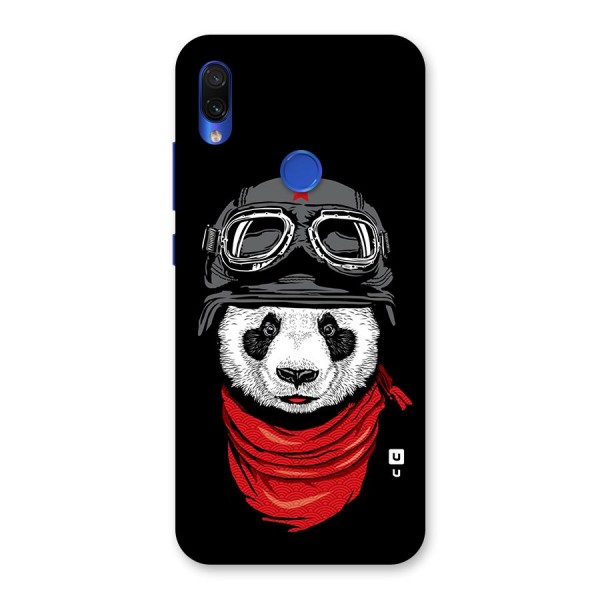 Cool Panda Soldier Art Back Case for Redmi Note 7S