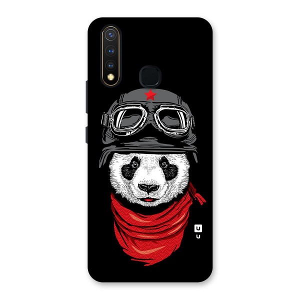 Cool Panda Soldier Art Back Case for Vivo U20