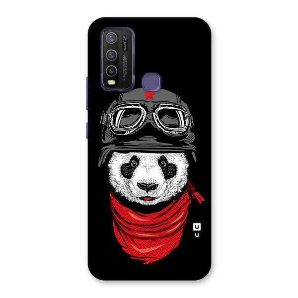 Cool Panda Soldier Art Back Case for Vivo Y30