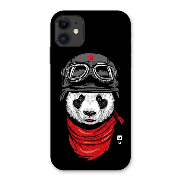 Cool Panda Soldier Art Back Case for iPhone 11