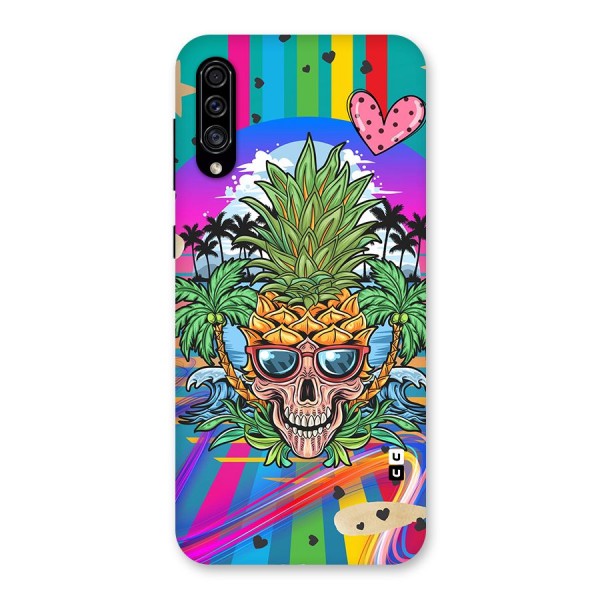 Cool Pineapple Skull Back Case for Galaxy A30s