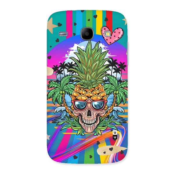 Cool Pineapple Skull Back Case for Galaxy Core