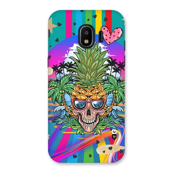 Cool Pineapple Skull Back Case for Galaxy J2 Pro 2018