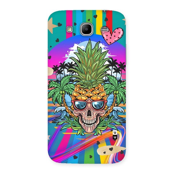 Cool Pineapple Skull Back Case for Galaxy Mega 5.8