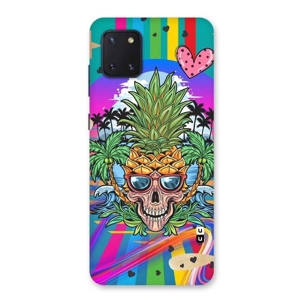 Cool Pineapple Skull Back Case for Galaxy Note 10 Lite