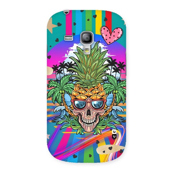 Cool Pineapple Skull Back Case for Galaxy S3 Mini