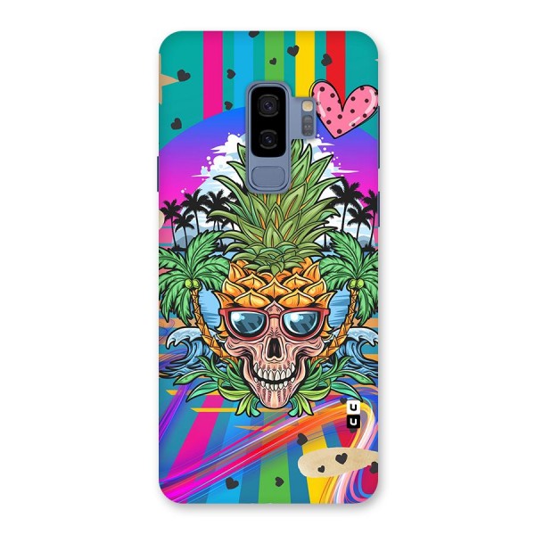 Cool Pineapple Skull Back Case for Galaxy S9 Plus
