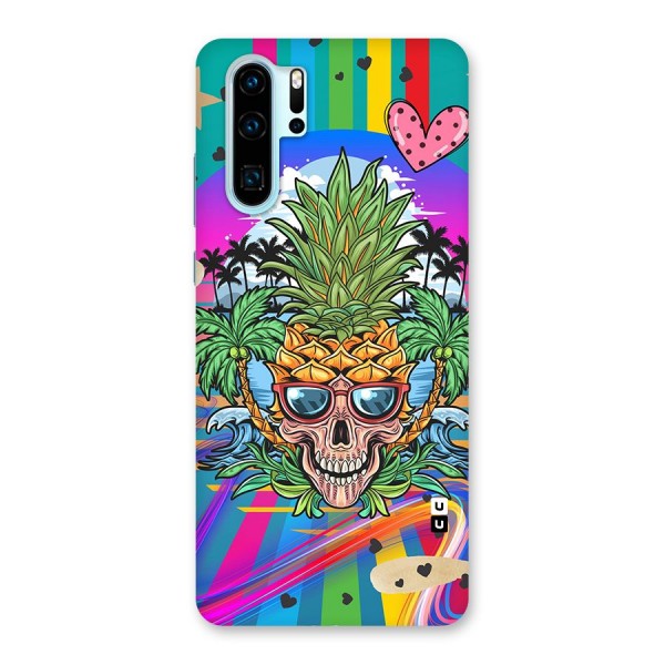 Cool Pineapple Skull Back Case for Huawei P30 Pro