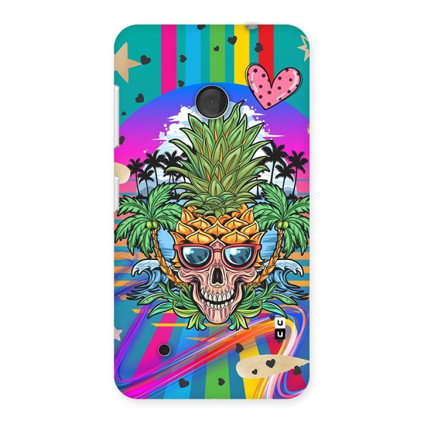 Cool Pineapple Skull Back Case for Lumia 530