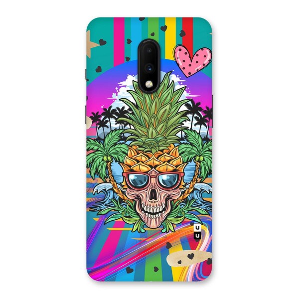 Cool Pineapple Skull Back Case for OnePlus 7