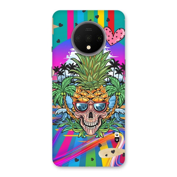Cool Pineapple Skull Back Case for OnePlus 7T