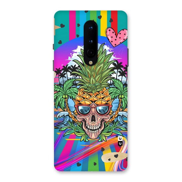 Cool Pineapple Skull Back Case for OnePlus 8