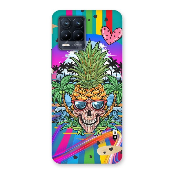 Cool Pineapple Skull Back Case for Realme 8 Pro