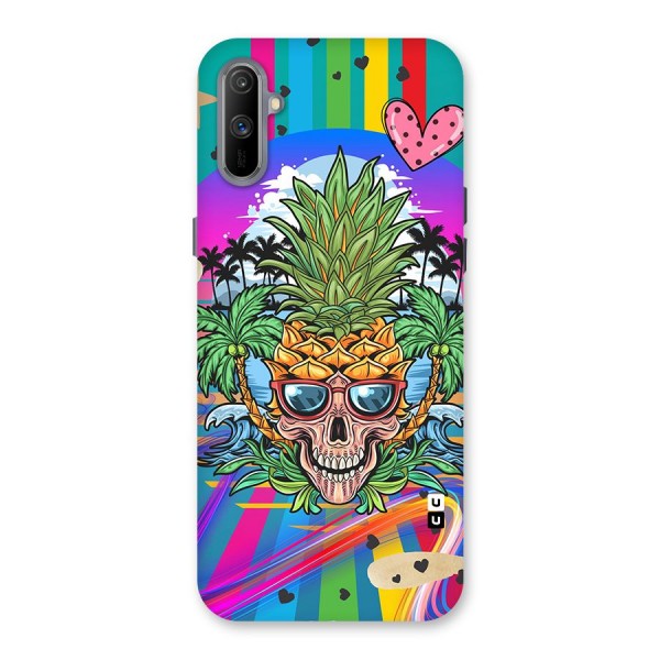 Cool Pineapple Skull Back Case for Realme C3