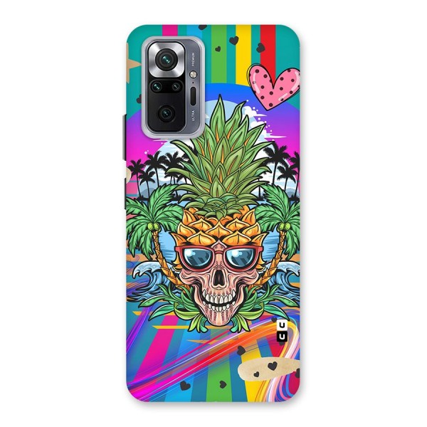 Cool Pineapple Skull Back Case for Redmi Note 10 Pro Max