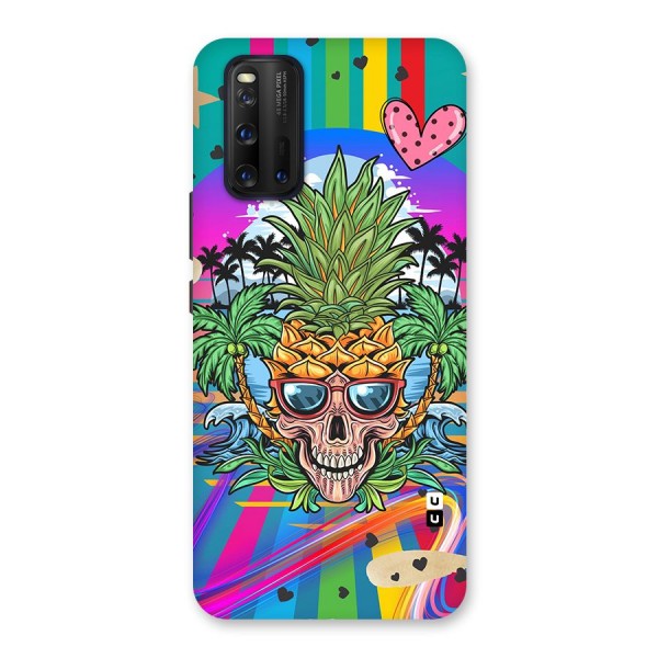 Cool Pineapple Skull Back Case for Vivo iQOO 3