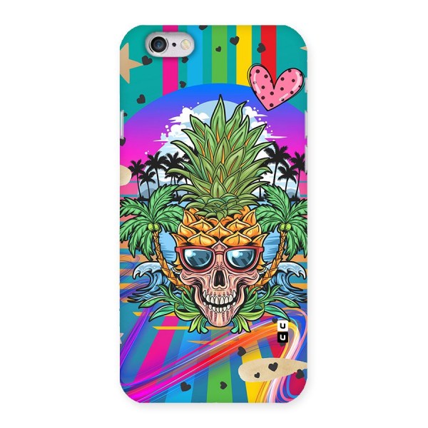 Cool Pineapple Skull Back Case for iPhone 6 6S