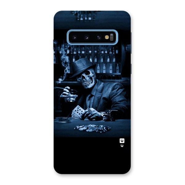 Cool Skull Cards Back Case for Galaxy S10