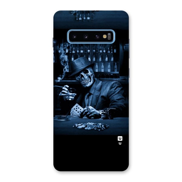 Cool Skull Cards Back Case for Galaxy S10 Plus