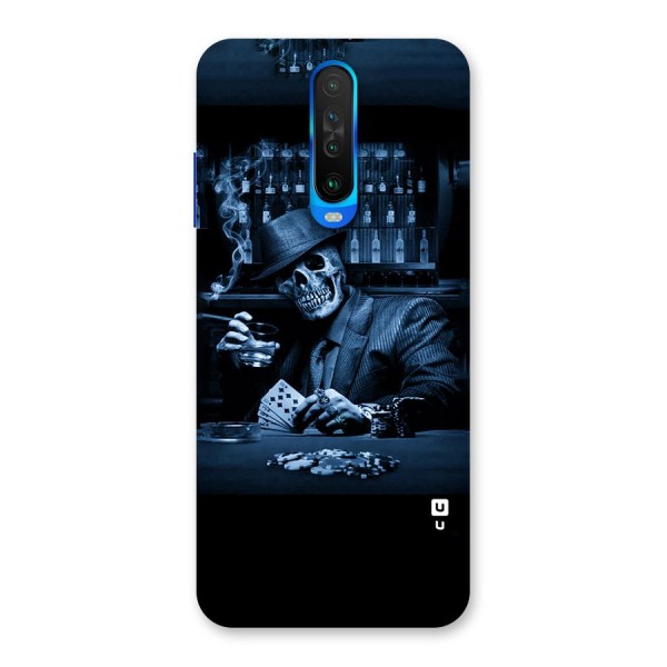 Cool Skull Cards Back Case for Poco X2