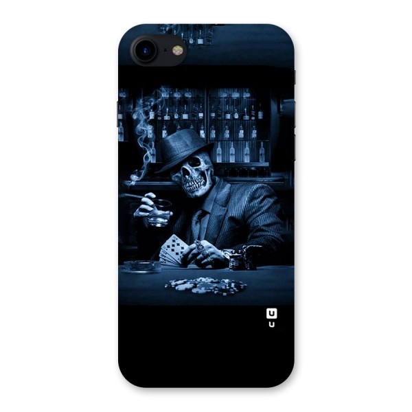 Cool Skull Cards Back Case for iPhone SE 2020