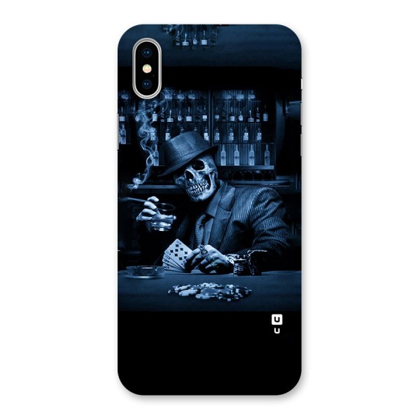 Cool Skull Cards Back Case for iPhone X