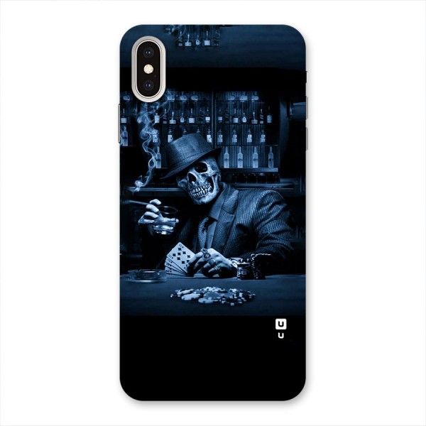 Cool Skull Cards Back Case for iPhone XS Max