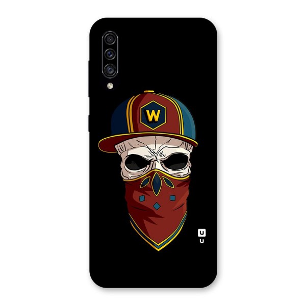 Cool Skull Mask Cap Back Case for Galaxy A30s