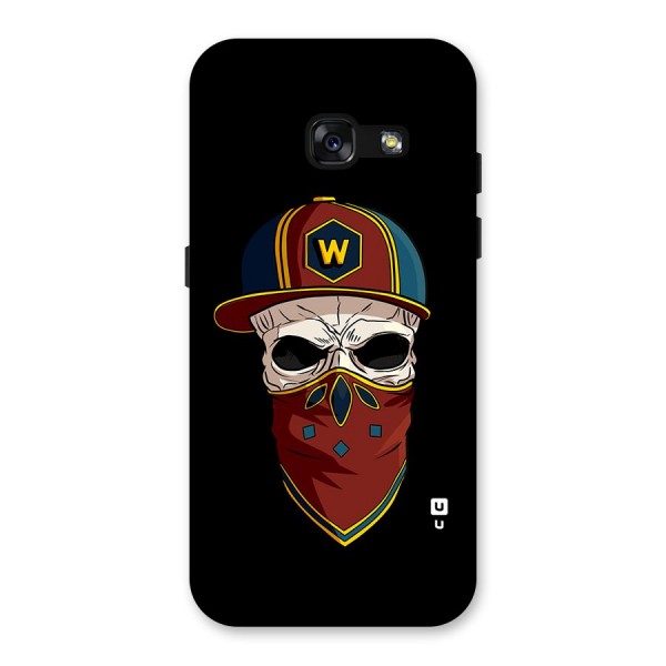 Cool Skull Mask Cap Back Case for Galaxy A3 (2017)