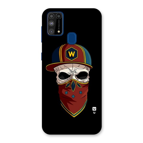 Cool Skull Mask Cap Back Case for Galaxy M31