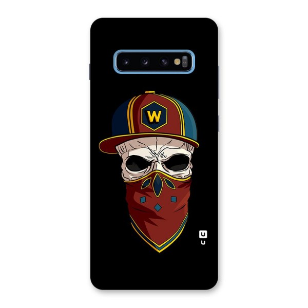 Cool Skull Mask Cap Back Case for Galaxy S10 Plus