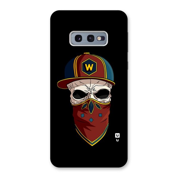 Cool Skull Mask Cap Back Case for Galaxy S10e